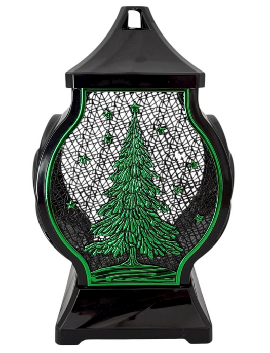 ZNICZ ŚWIĄTECZNY CHOINKA - CZARNY