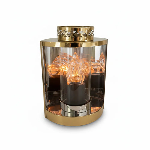 Profesjonalne zdjęcie znicza na białym tle