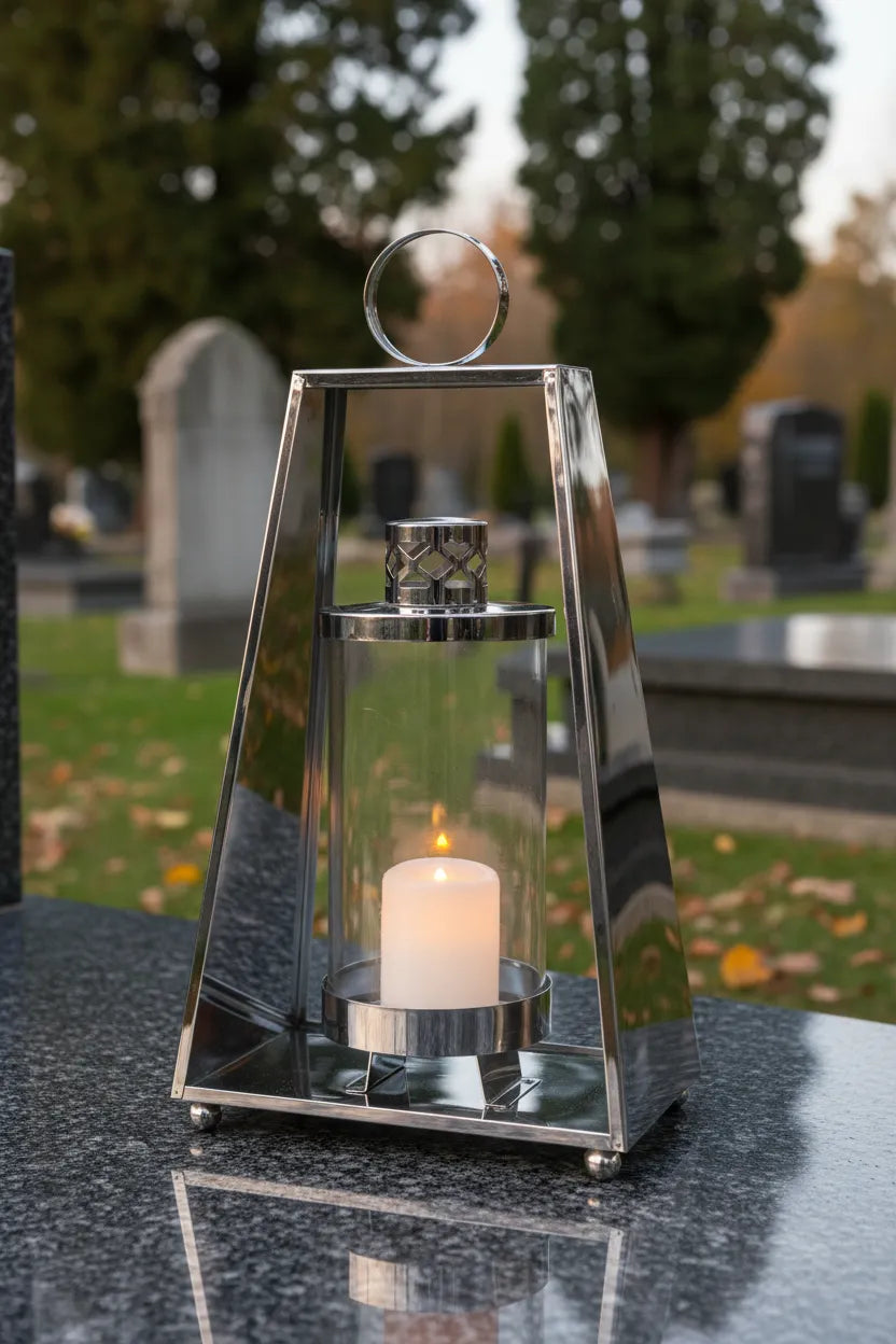 Znicz trapezowy srebrny