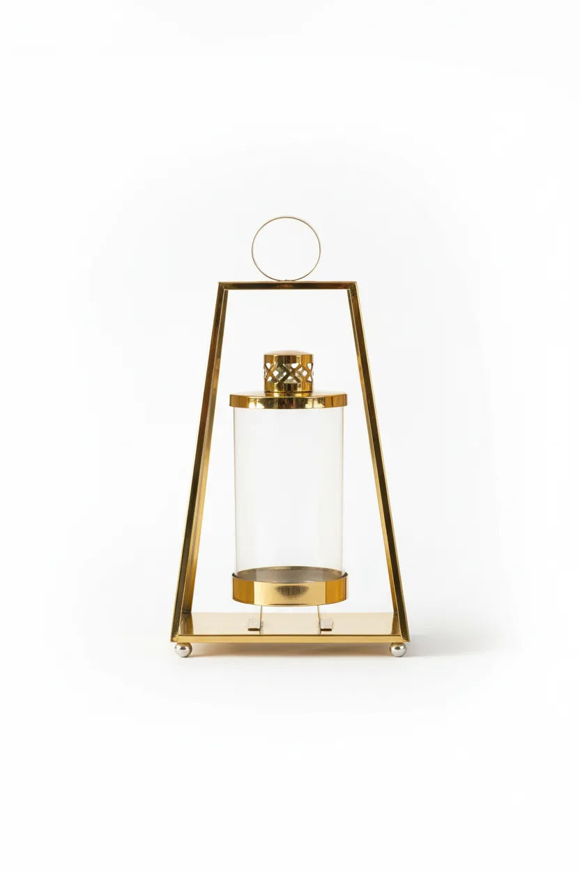 Znicz trapezowy złoty - widok z przodu